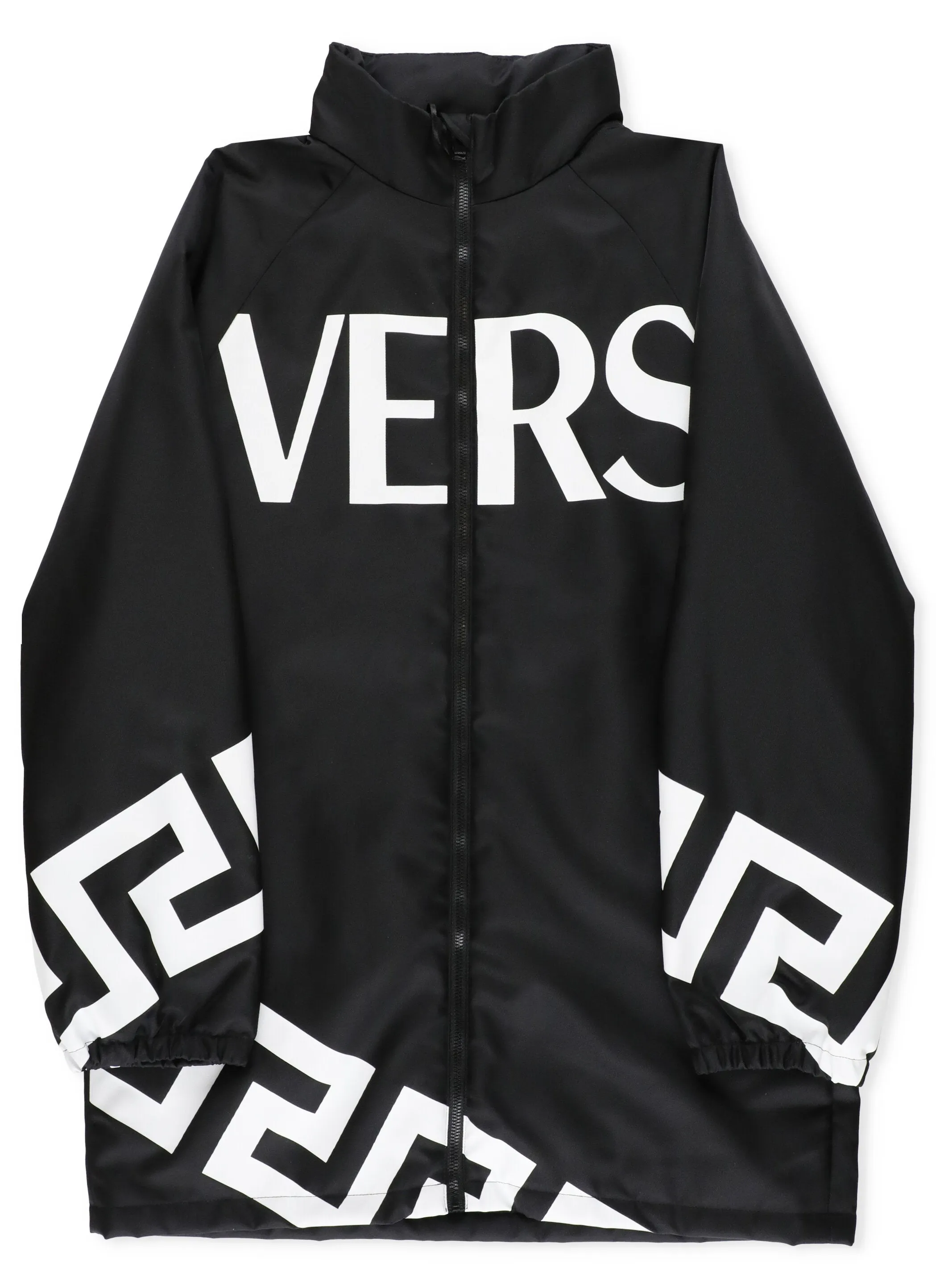 Versace Kids Logo Printed Jacket
