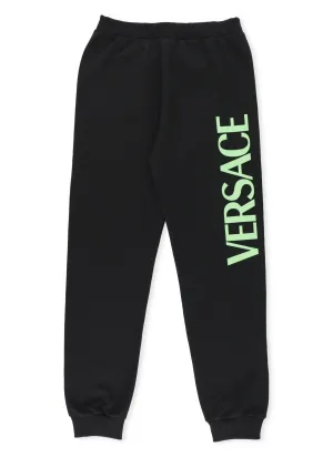 Versace Kids Logo Printed Sweatpants