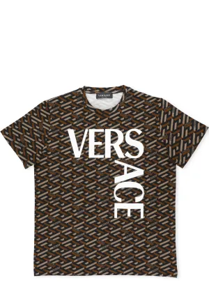 Versace Kids Logo Printed T-Shirt