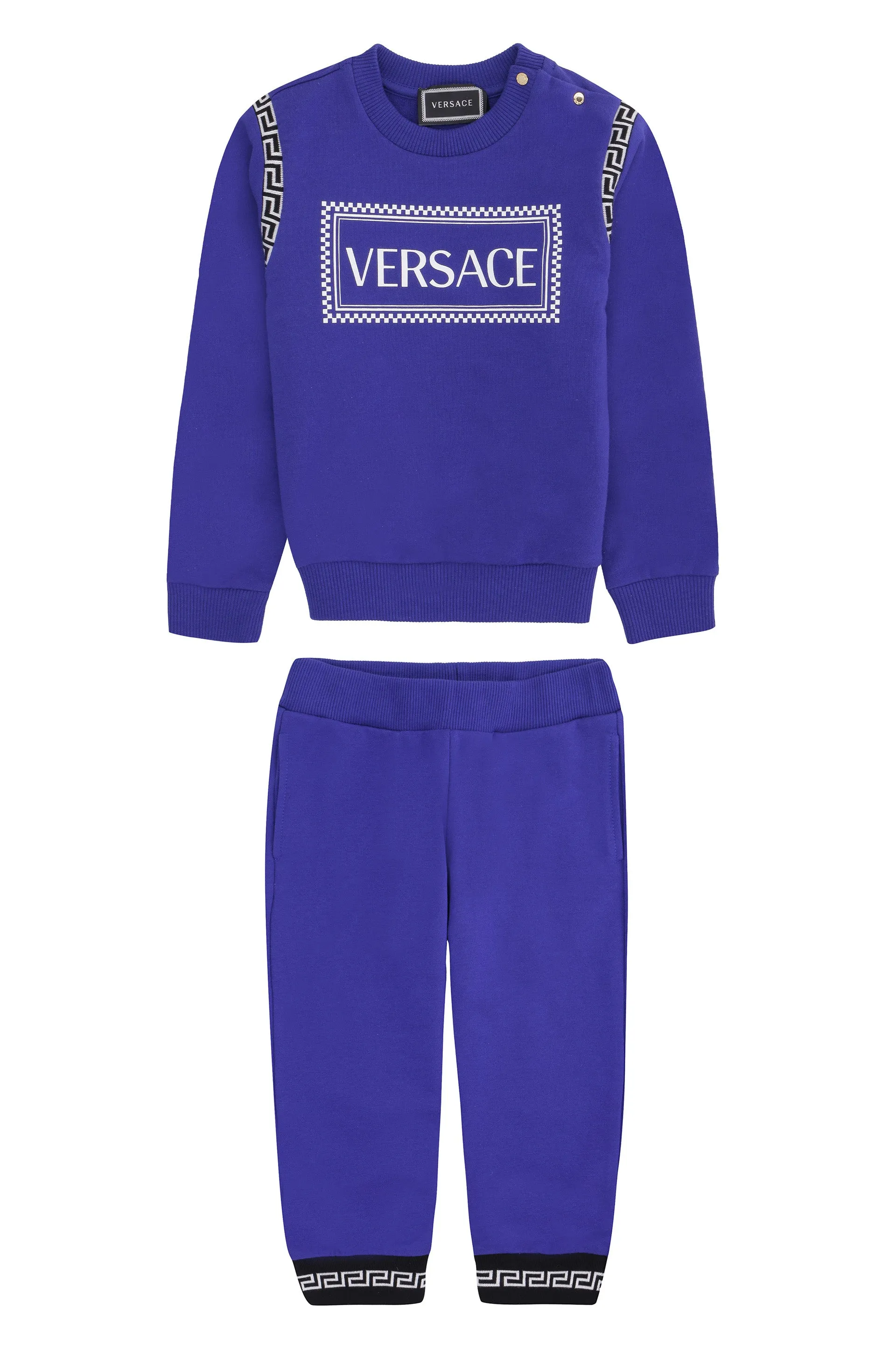 Versace Kids Logo Printed Tracksuit Set