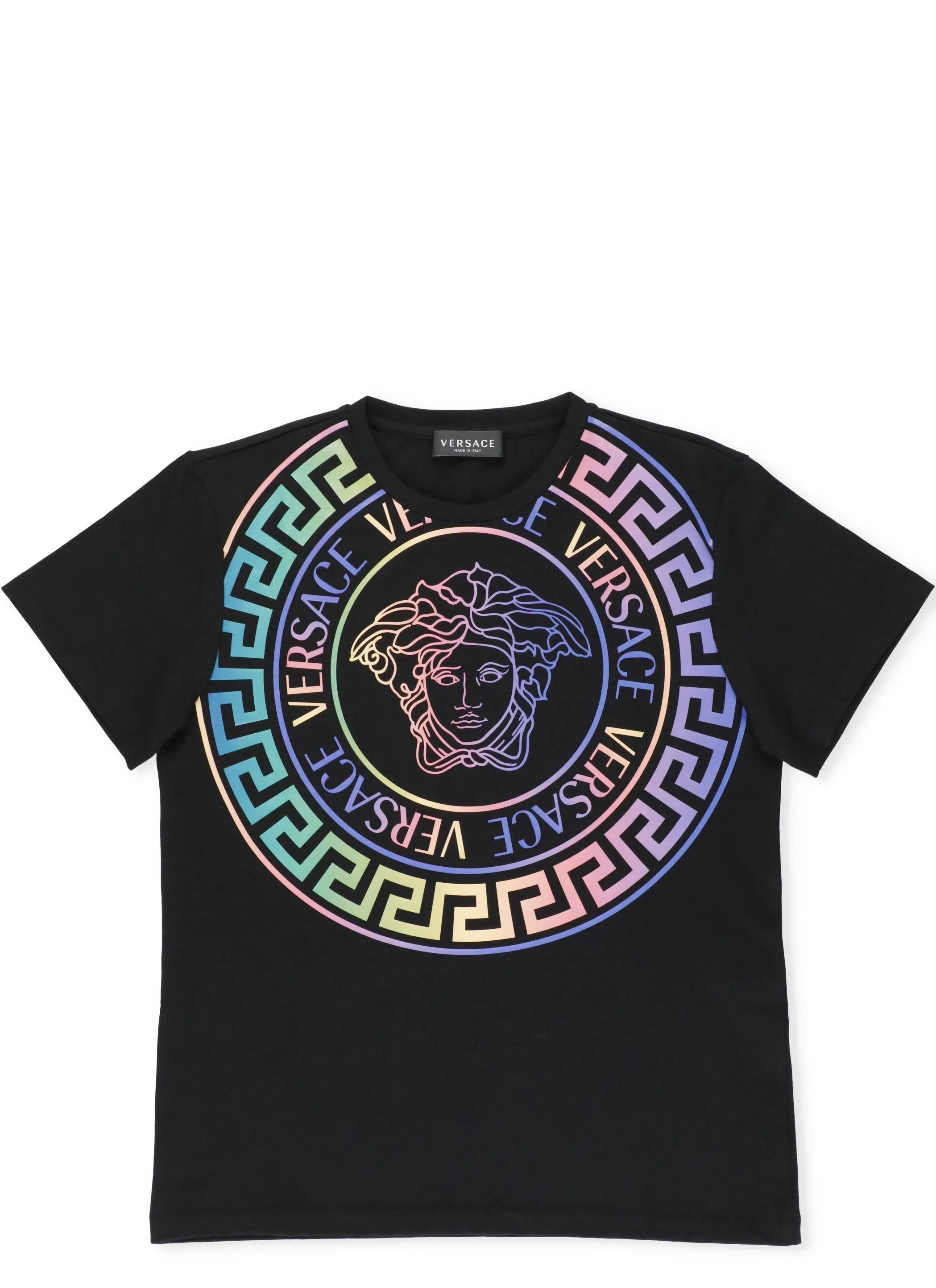 Versace Kids Medusa Print Crewneck T-Shirt