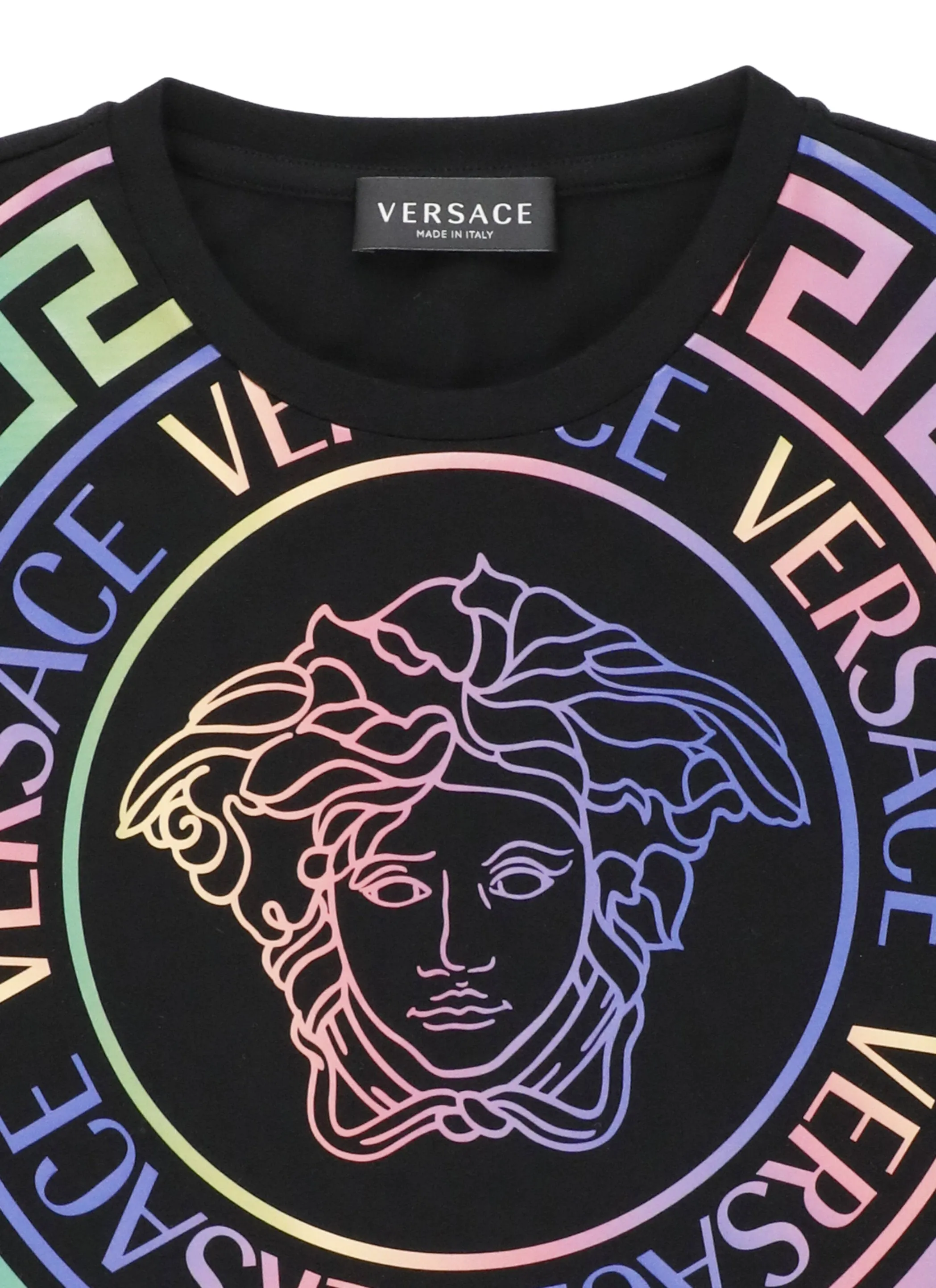 Versace Kids Medusa Print Crewneck T-Shirt