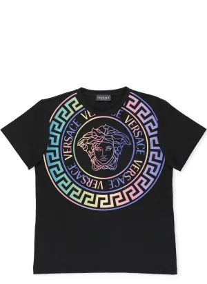 Versace Kids Medusa Print Crewneck T-Shirt