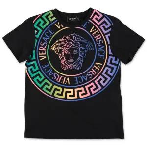 Versace Kids Medusa Print Crewneck T-Shirt