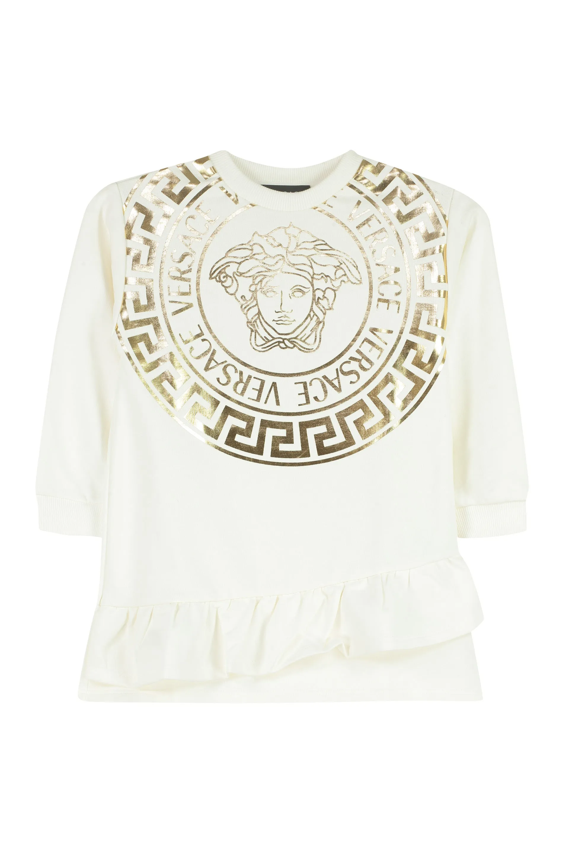 Versace Kids Medusa Print Sweater Dress