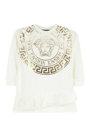 Versace Kids Medusa Print Sweater Dress