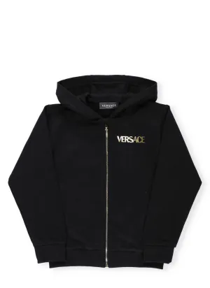 Versace Kids Medusa Printed Hooded Jacket