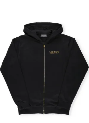 Versace Kids Medusa Printed Hooded Jacket