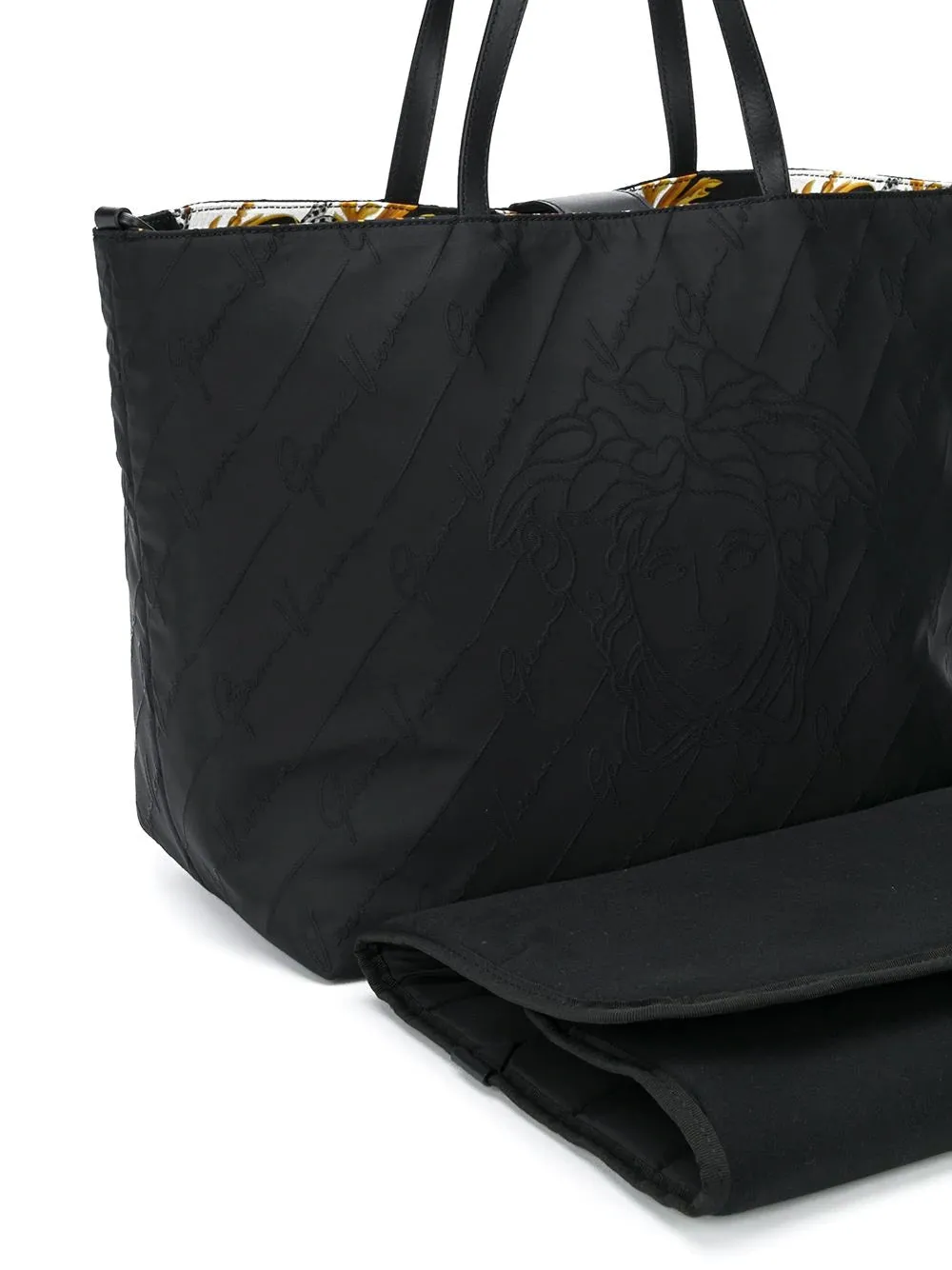 Versace Kids Medusa Quilted Changing Bag