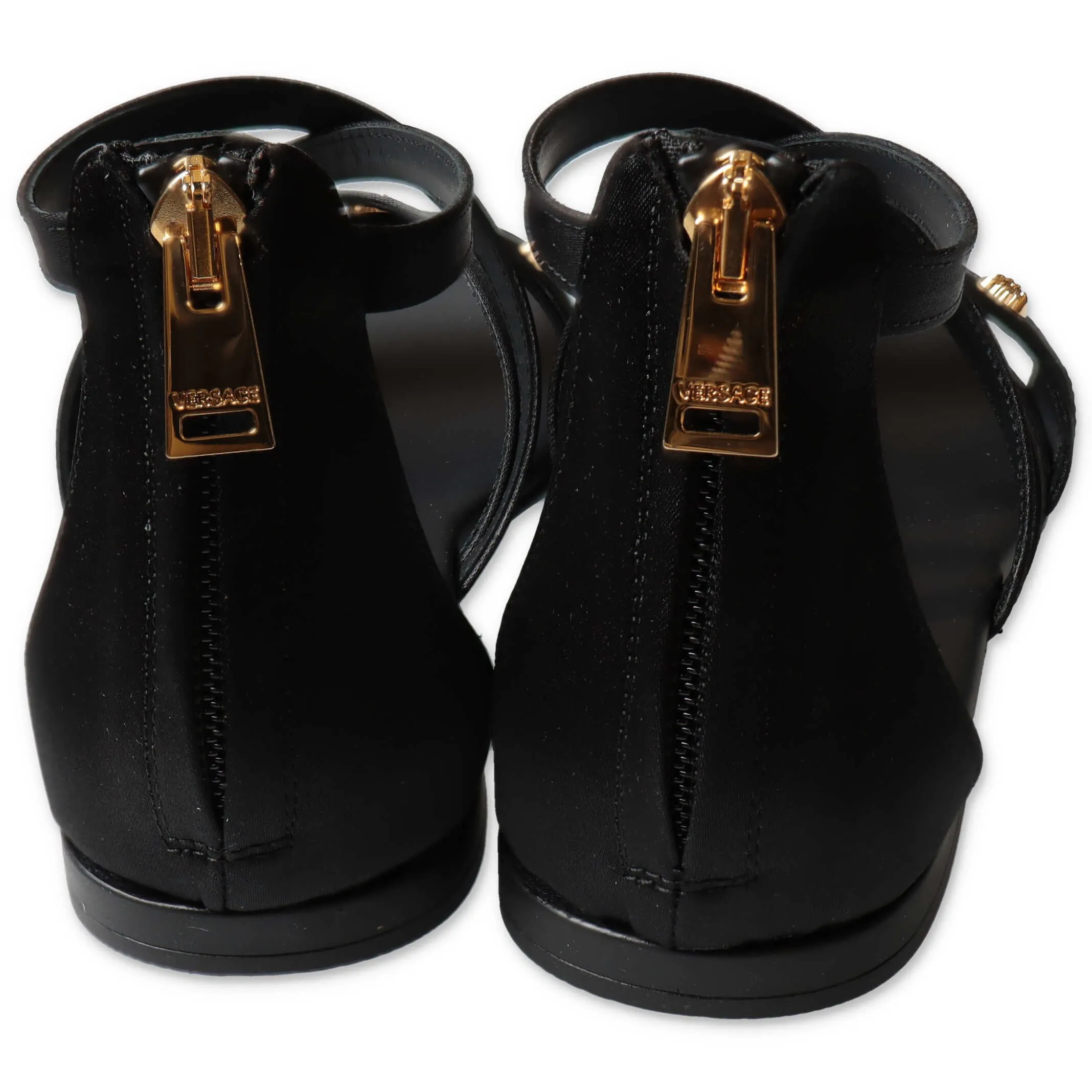 Versace Kids Medusa Stud Detail Sandals