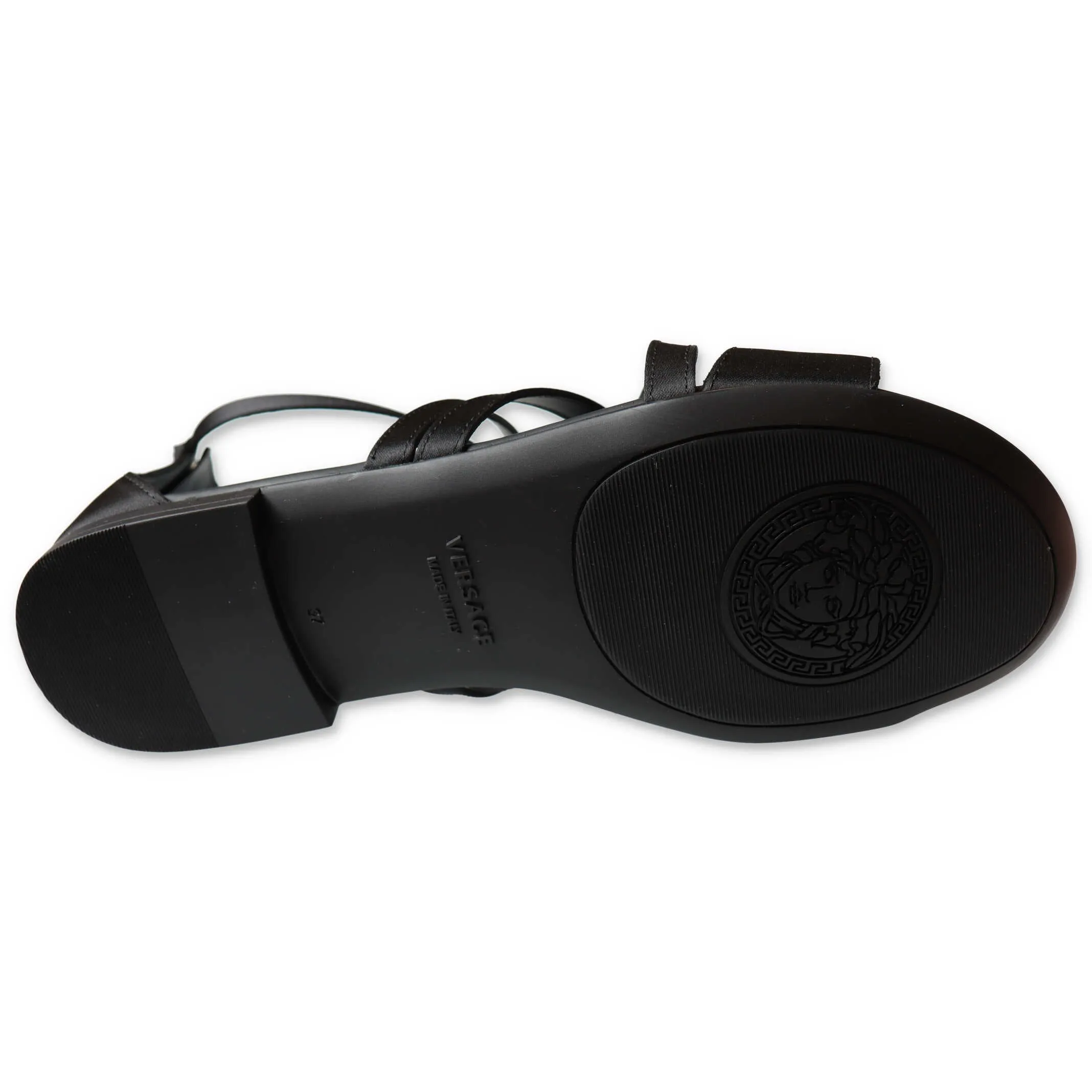 Versace Kids Medusa Stud Detail Sandals