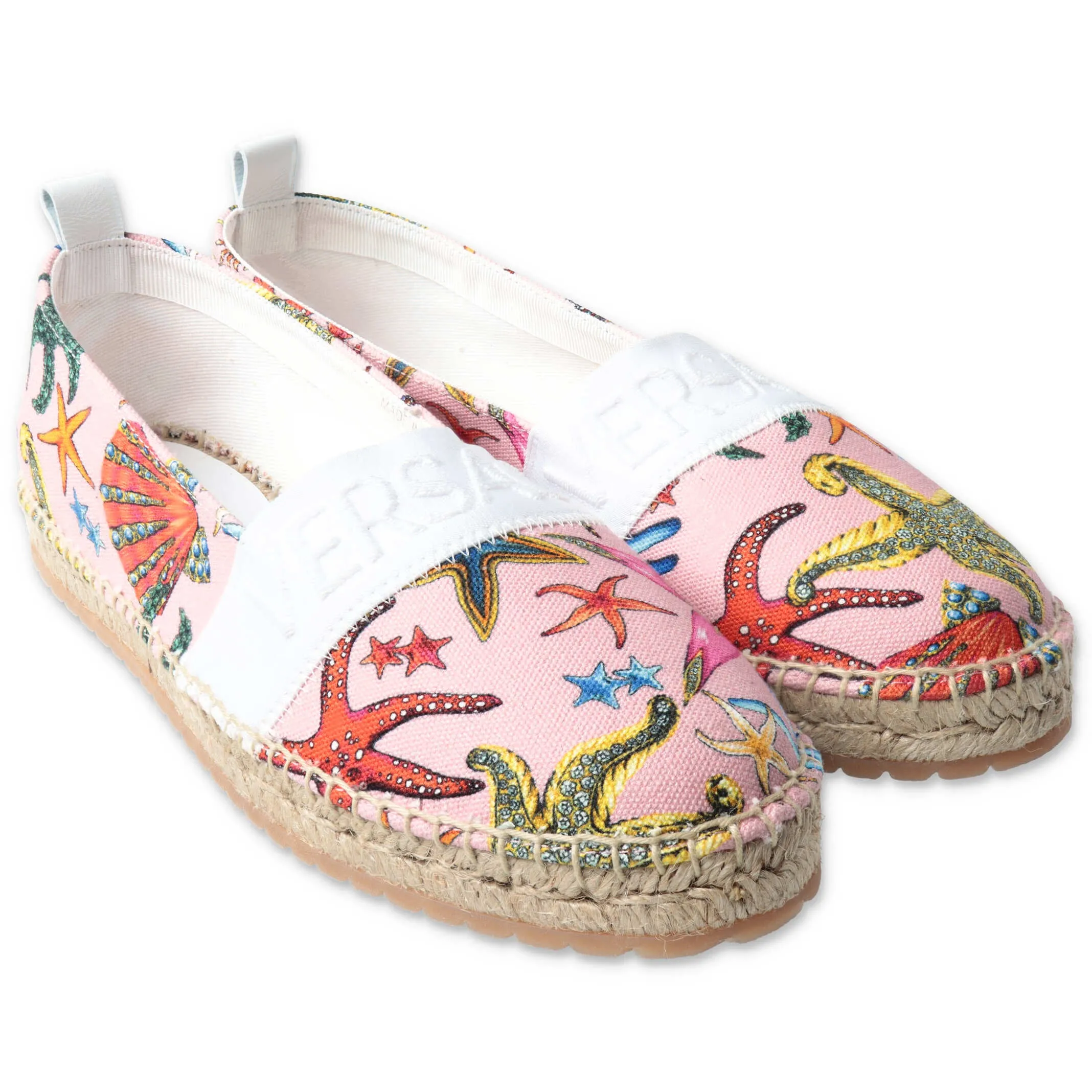 Versace Kids Trsor De La Mer Printed Espadrilles