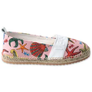 Versace Kids Trsor De La Mer Printed Espadrilles