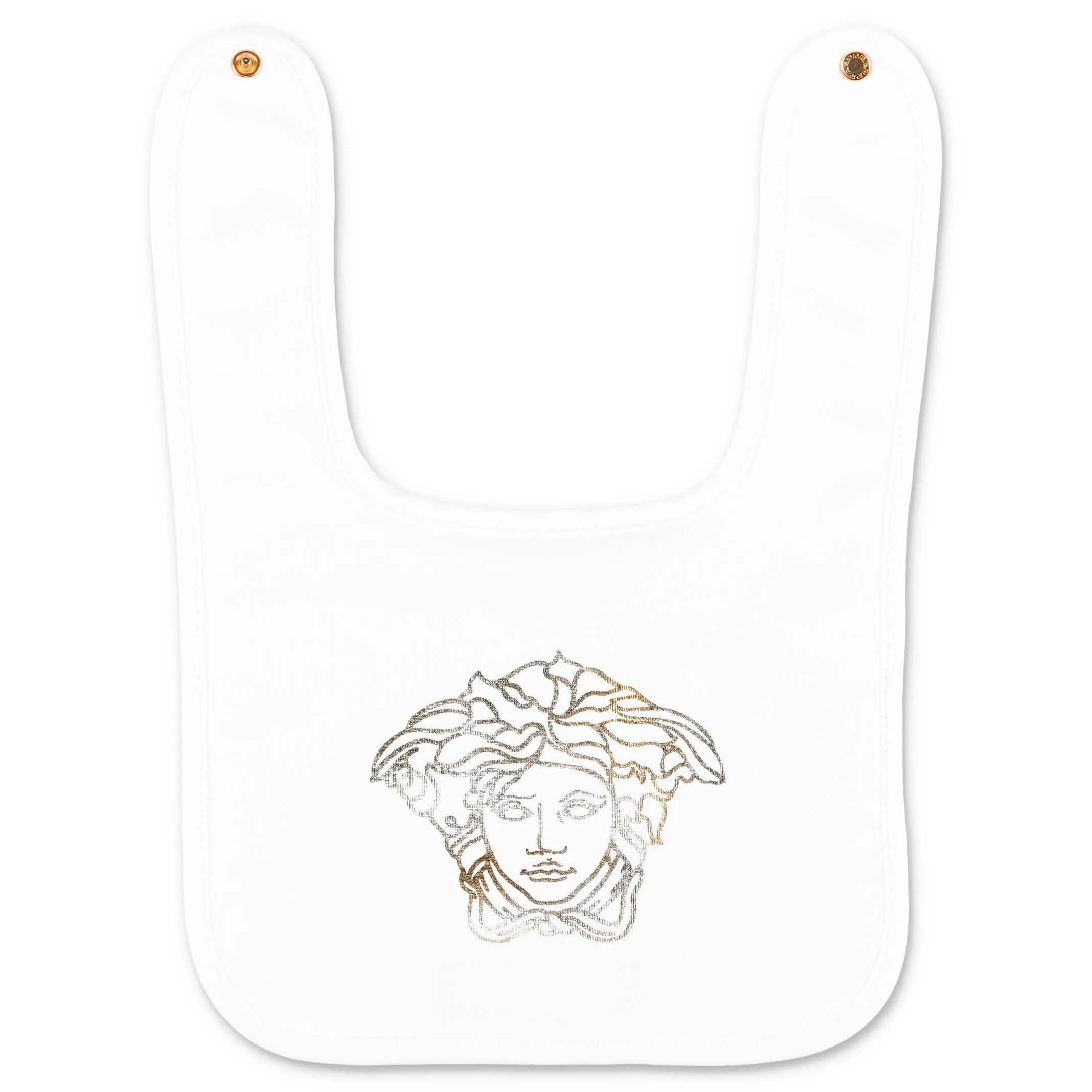 Versace Kids Two-Pack Medusa Logo Printed Bibs