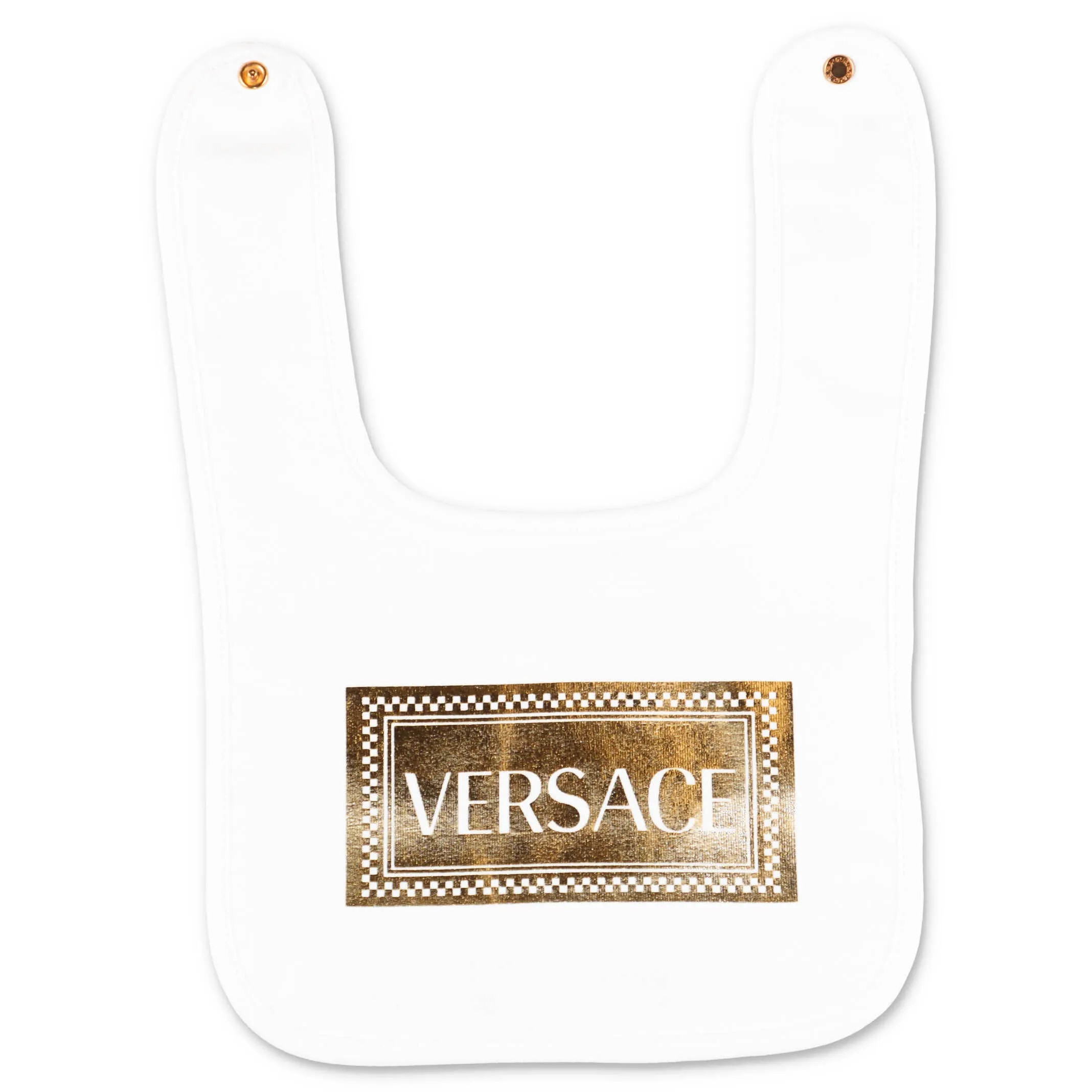 Versace Kids Two-Pack Medusa Logo Printed Bibs