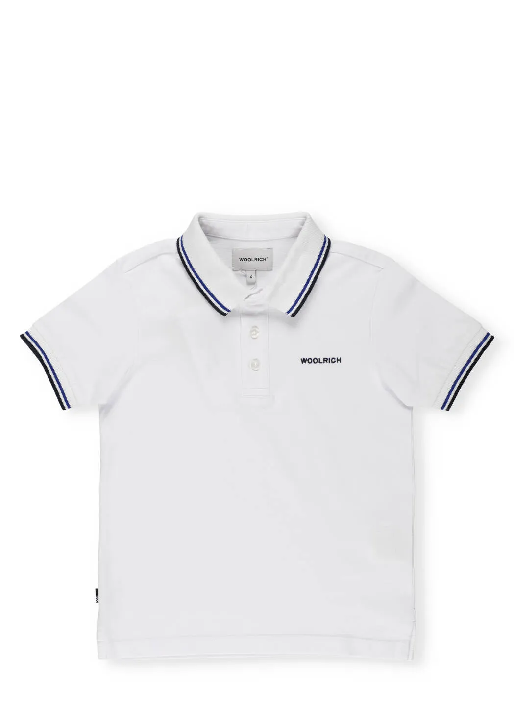 Woolrich Kids Logo Embroidered Polo Shirt