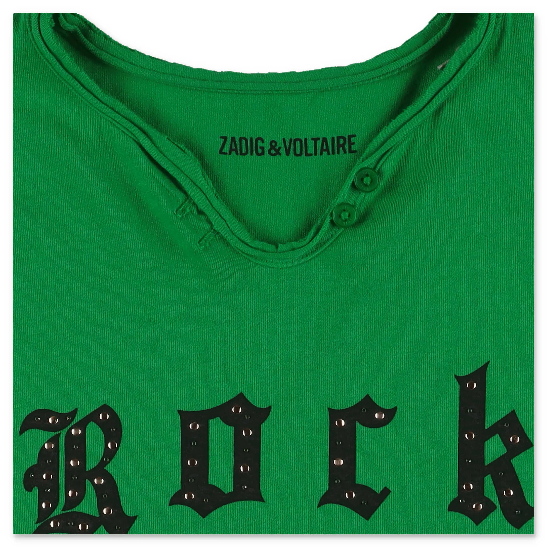 Zadig & Voltaire Kids Rock N Roll Studded Top